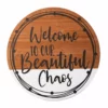 Glitzhome 20" Round Wooden Welcome to Our Chaos Wall Sign - JKC02141 - Wall Decor 1 Glitzhome 20" Round Wooden Welcome to Our Chaos Wall Sign - JKC02141 - Wall Decor -Hearth & Home Store 5db00b6a1d4c9c5d5390f9511b445214e28626d6 14712116