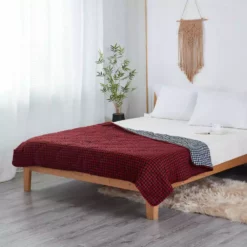 Pur Serenity Comfy Classic Cotton Machine Washable Weighted Blanket, 12 lb. - RK-MWCOT-WB - Blankets & Bedspreads -Hearth & Home Store 6392d43b3fcc8666b53ba15be682b9fdf0162107 490931837 5