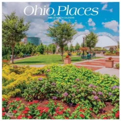 Brown Trout Ohio Places 2023 Square Calendar - Calendars