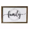 Backyard Expressions "Family" 30" x 20" Wooden Frame Sign - 910509 - Wall Decor -Hearth & Home Store 6892ced9a61b72b9fc1d6665e0e69cab692f12c9 2022017885