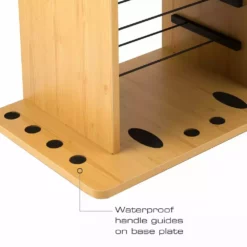 Rush Creek Creations 14 Fishing Rod Storage Rack with Four Bait Bin Storage 382002 - Storage Furniture -Hearth & Home Store 6 4 111