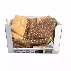 Four Seasons 20" Embroidered Sika Deer Faux Fur Christmas Stocking - 21XZ-111801S - Christmas Decor -Hearth & Home Store 6b06f8dacc9921b3758d96c3b5c0488aba847ca4 14762177 1