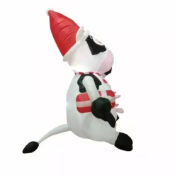 Four Seasons Christmas Inflatable 5ft Cow with Santa Hat & Scarf - 21CH111602 - Christmas Decor -Hearth & Home Store 773637c7f7206a4defad28c03fe373d0cba29b34 14762171 3