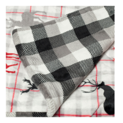 Trail Creek Deer on Plaids Quilted velvet Reversible to velvet 50 x 60 throw - RK-QVEL-DEER - Blankets & Bedspreads -Hearth & Home Store 7992721bd6cdaf5f0ebee9f47be850a31febd1fa 490932030 1