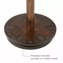 Rush Creek Creations 30 Fishing Rod Spinning Wood Rack Dark Stain 383006 - Storage Furniture -Hearth & Home Store 7 51