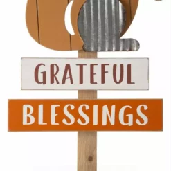 Various Brands 36" Squirrel Grateful Blessing Yard Stake - JKC00954A - Porch Seasonal Decor -Hearth & Home Store 7a886bca36691d488d04b5795d463523227a9f6d 14730019 4