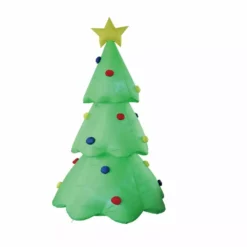 Four Seasons 9' Lighted Inflatable Christmas Tree With Led Multi Color Rotating Light - 19MY01 - Christmas Decor