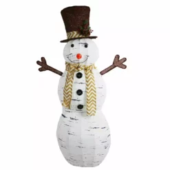 Various Brands 54" 105 Light Birch Fabric Snowman - XL940344 - Christmas Decor 5 Various Brands 54" 105 Light Birch Fabric Snowman - XL940344 - Christmas Decor -Hearth & Home Store 7ab42b54bf851dd86a3939ec99f1c2d5ce8e48fa 14762104 2