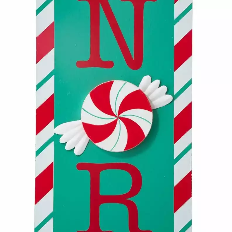 Various Brands 42" Wooden Candy North Pole Porch Sign - JKC01186 - Porch Seasonal Decor 4 Various Brands 42" Wooden Candy North Pole Porch Sign - JKC01186 - Porch Seasonal Decor - Image 2