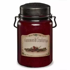 McCall's Cinnamon & Cranberries Classic Jar Candle, 26 oz. - JCR-26 - Candles
