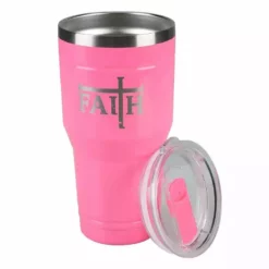 Lincoln Outfitters "Faith" 30 oz. Religious Tumbler, Pink - 89-638-0204 - Tumblers -Hearth & Home Store 818b688e4bbc6b040a0d1823c87fc0d5498db423 32631061 3