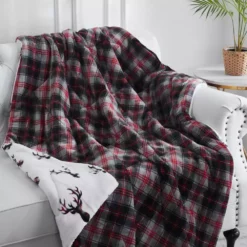 Trail Creek Super Soft Reversible Velvet Throw Blanket, Deer - RK-VELVEL-DEER - Blankets & Bedspreads 18 Trail Creek Super Soft Reversible Velvet Throw Blanket, Deer - RK-VELVEL-DEER - Blankets & Bedspreads -Hearth & Home Store 81c2ba91beef23db9e8ea70bdfc79894ed162704 490931840 8