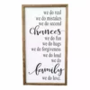 Backyard Expressions "Chances Family" 45"x 23" Wooden Frame Sign - 910502 - Wall Decor -Hearth & Home Store 839d9ea79b815b0d91f967db9bc0d2b71fb482d5 2022017880