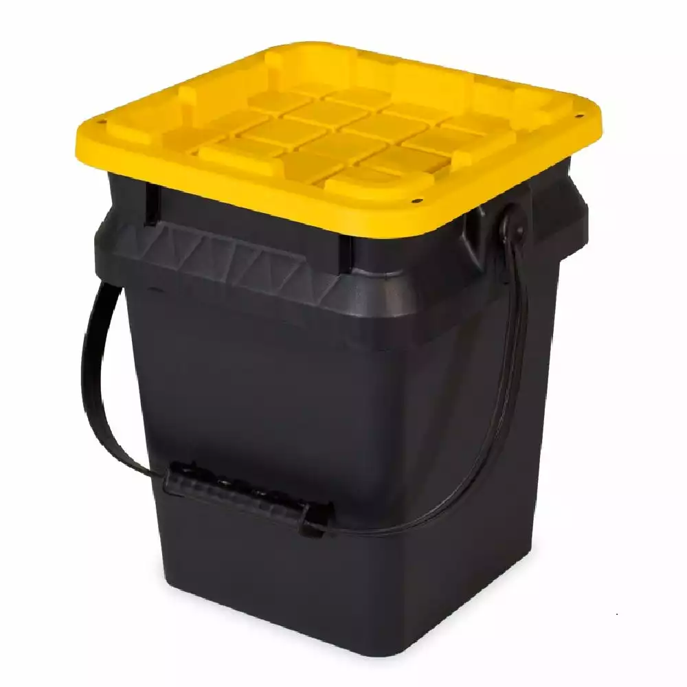 Tough Box 5-Gallon Bucket with Lid - 5GTBXBKTBY - Baskets & Bins 4 Tough Box 5-Gallon Bucket with Lid - 5GTBXBKTBY - Baskets & Bins - Image 2