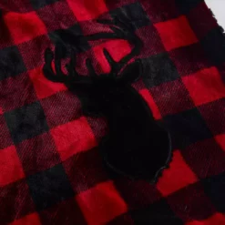 Trail CreekSuper Soft Reversible Velvet Deer Applique Throw Blanket - RK-VELSH-DEER - Blankets & Bedspreads -Hearth & Home Store 876ca318276190404d71d21a0055d70245f9e8c2 490931839 4