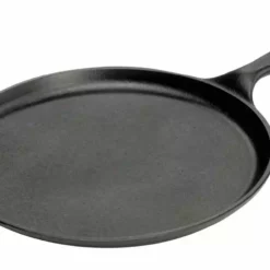 Lodge Cast Iron 10 Inch Round Griddle L9OG3 - Cookware