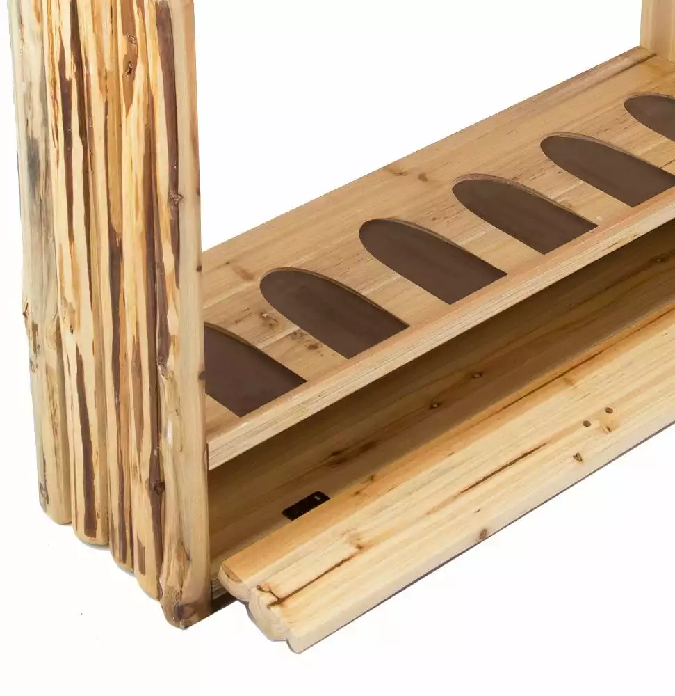 Rush Creek Creations 6 Gun Rack with Storage 370037 - Storage Furniture 9 Rush Creek Creations 6 Gun Rack with Storage 370037 - Storage Furniture - Image 7