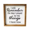 Backyard Expressions "I Still Remember the Days" 12" x 12" Wooden Frame Sign - 910496 - Wall Decor -Hearth & Home Store 8daa2238f35e7656baf35ec2b9ed6bb40162aaaa 2022017874
