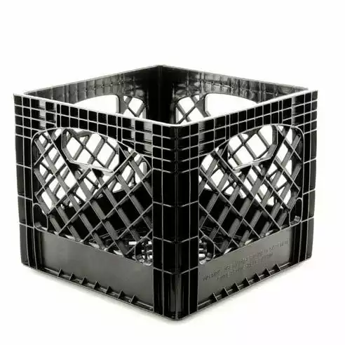Various Brands 16 Quart Black Milk Crates MC01016BLK - Baskets & Bins 4 Various Brands 16 Quart Black Milk Crates MC01016BLK - Baskets & Bins - Image 2