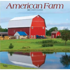 Hearth & Home Store 22 Brown Trout American Farm 2023 Square Calendar - Calendars