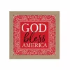P. Graham Dunn God Bless America 12 x 12 Framed Sign - Q00920RK - Wall Decor