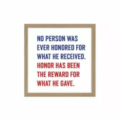 P. Graham Dunn No Person 12 x 12 Framed Art Sign - Q00921RK - Wall Decor