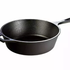 Lodge 10.25 Inch Cast Iron Deep Skillet L8DSK3 - Cookware