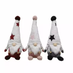 Four Seasons 14" Christmas Plush Gnome Decor, Assorted Styles - BH229140-135 - Christmas Decor