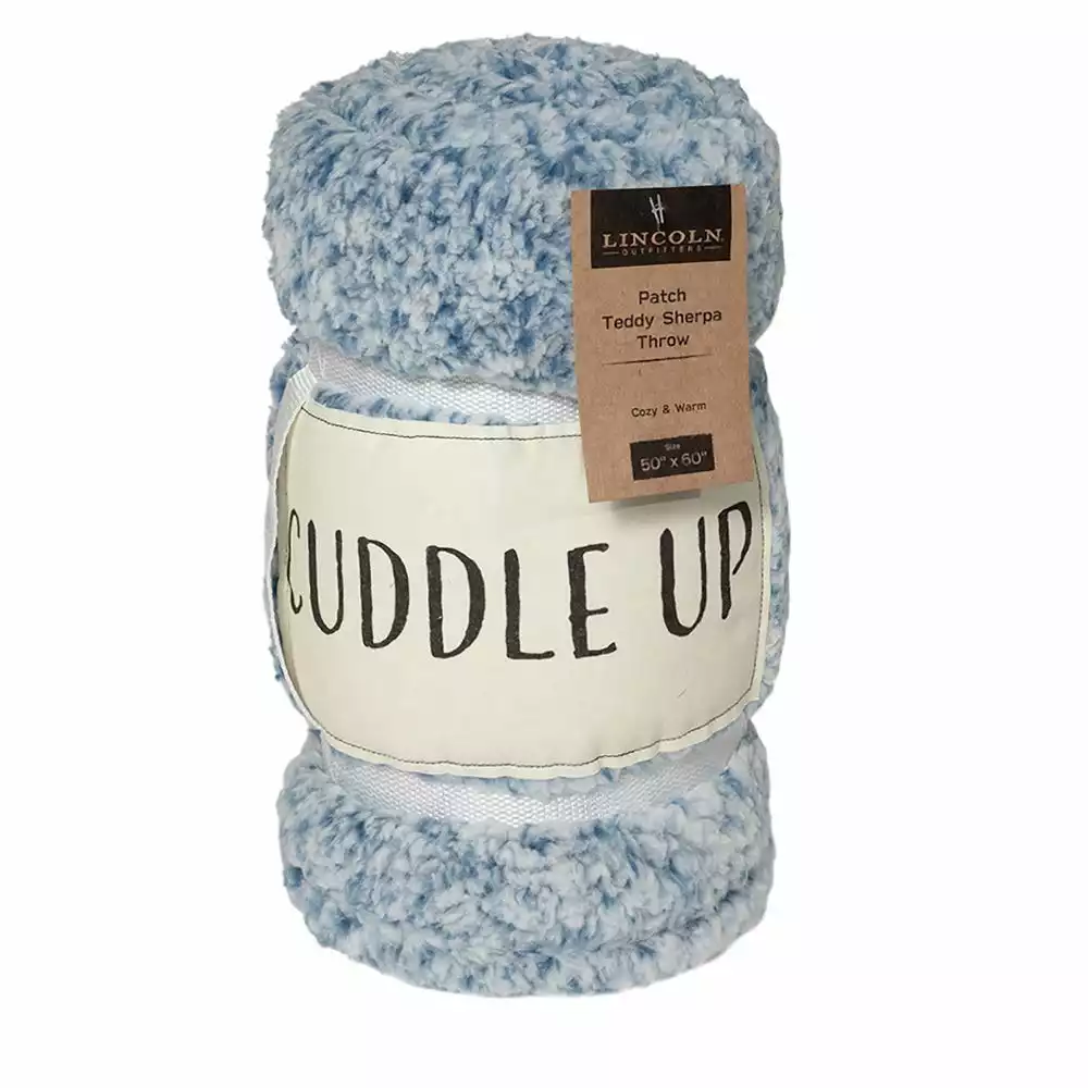 Lincoln Outfitters Cuddle Up Patch Sherpa 50 x 60 Throw - RK-TEDAP-CUD - Blankets & Bedspreads 3 Lincoln Outfitters Cuddle Up Patch Sherpa 50 x 60 Throw - RK-TEDAP-CUD - Blankets & Bedspreads