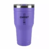 Lincoln Outfitters "All Things Through Christ" 30 oz. Religious Tumbler, Purple - 89-641-0204 - Tumblers