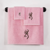 Kimlor Browning Buckmark Pink Wash Cloth - Bedding 1 Kimlor Browning Buckmark Pink Wash Cloth - Bedding -Hearth & Home Store a3c281b58613793f7da160552aabc43e22091142 kimlor browning buckmark wash cloth