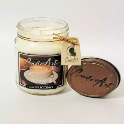 CandleArt Cappuccino Mason Jar Candle, 13 oz. - MC13CCAP - Candles & Home Fragrance
