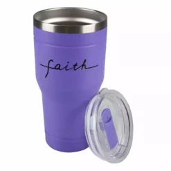 Lincoln Outfitters "Faith" 30 oz. Religious Tumbler, Purple - 89-640-0204 - Tumblers -Hearth & Home Store a98db8ec1a5d274aa882501a8edf0e682da9d731 32631063 3