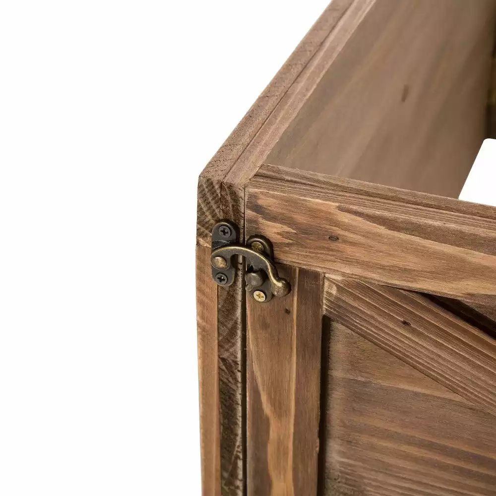 Glitzhome Natural Wooden Tree Collar - 1106203434 - Christmas Decor 4 Glitzhome Natural Wooden Tree Collar - 1106203434 - Christmas Decor - Image 2