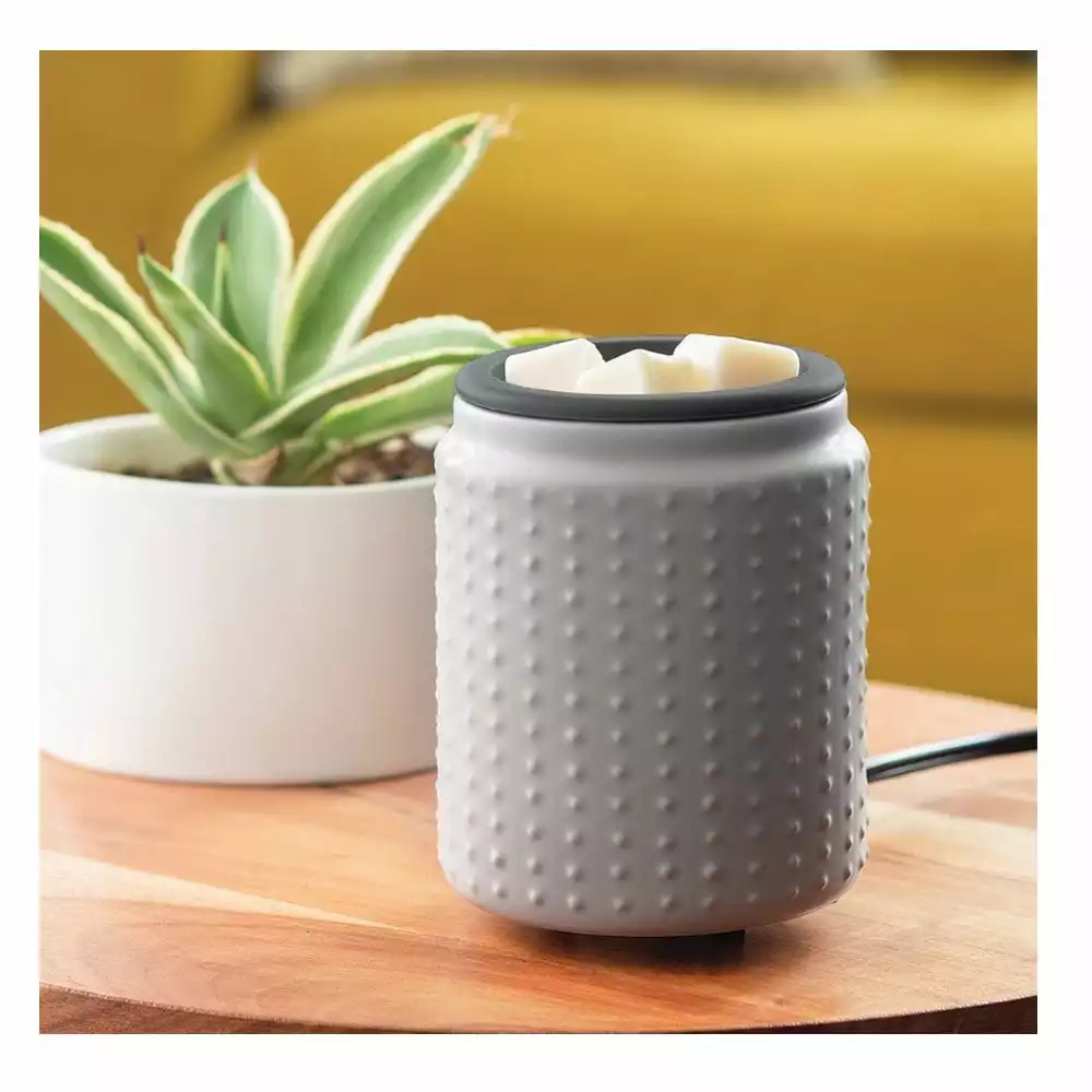 Candle Warmers Etc. Candle Warmer Etc. Gray Hobnail Flip Dish Wax Warmer - WWGHB - Candle Warmers 5 Candle Warmers Etc. Candle Warmer Etc. Gray Hobnail Flip Dish Wax Warmer - WWGHB - Candle Warmers - Image 3