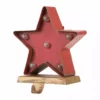 Glitzhome Marquee LED Star Stocking Holder - 1124004463 - Christmas Stockings