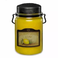 McCall's Laura's Lemon Loaf Classic Jar Candle, 26 oz. - JLL-26 - Candles