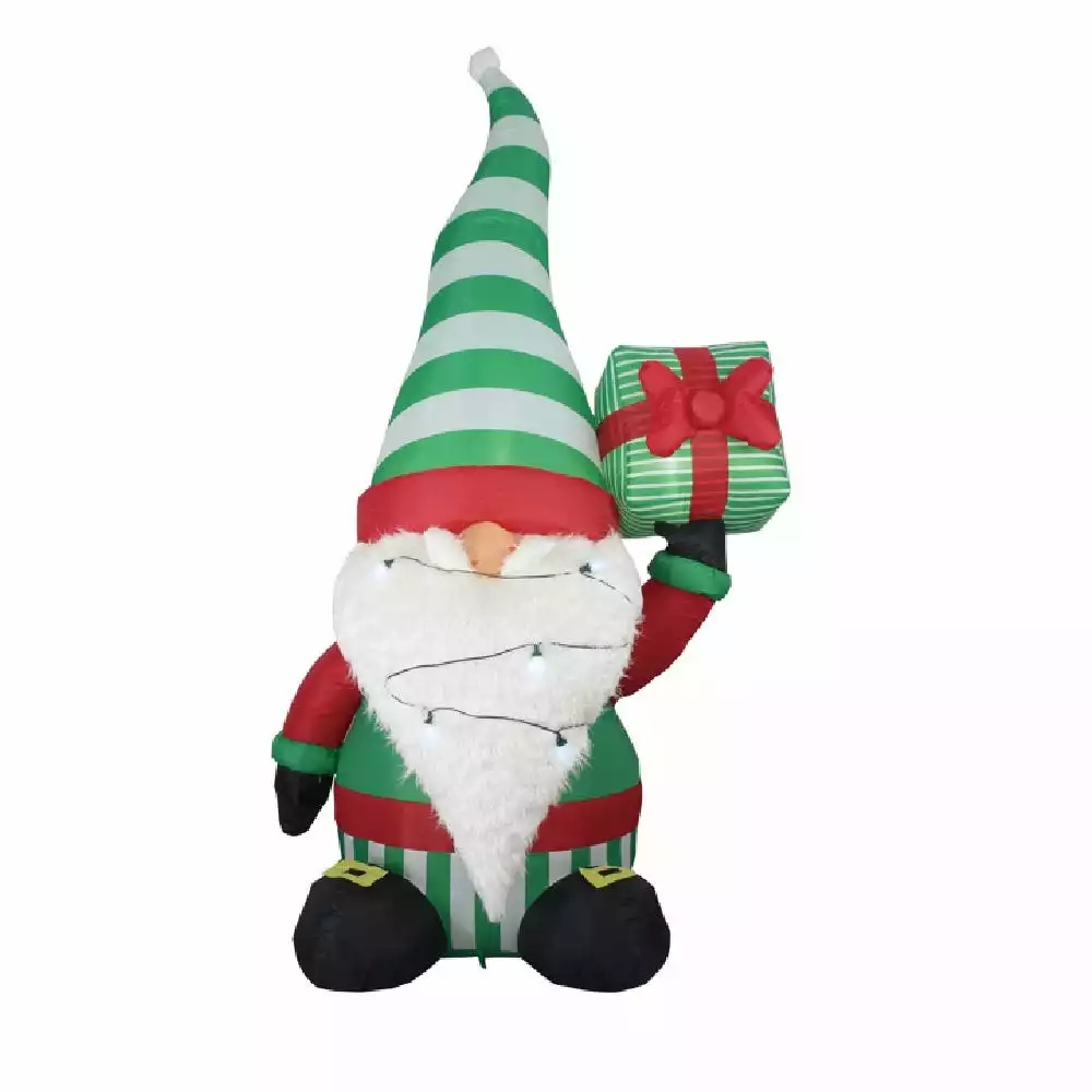 Four Seasons 7' Christmas Inflatable Gnome with Light String, Assorted Styles - MY20CS701A4 - Christmas Decor 4 Four Seasons 7' Christmas Inflatable Gnome with Light String, Assorted Styles - MY20CS701A4 - Christmas Decor - Image 2