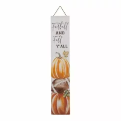 Various Brands 42" Wooden Football & Fall Y'All Porch Sign - JKC00600 - Porch Seasonal Decor