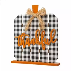 Various Brands 25" Large Plaid Thankful Pumpkin Porch Sign - JKC01118 - Porch Seasonal Decor 9 Various Brands 25" Large Plaid Thankful Pumpkin Porch Sign - JKC01118 - Porch Seasonal Decor -Hearth & Home Store b807658c015301c8665e92763d02fc40d7419355 14730024 3