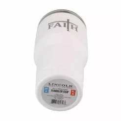 Lincoln Outfitters "Faith" 30 oz. Religious Tumbler, White - 89-646-0204 - Tumblers -Hearth & Home Store b933f4604ea62f4ec9358264e69486f942ba191a 32631069 4