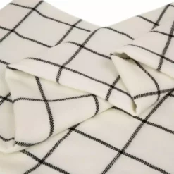 Glitzhome 400G Acrylic White Black Plaid Woven Throw Blanket - 1518203175 - Holiday Throw Blankets 8 Glitzhome 400G Acrylic White Black Plaid Woven Throw Blanket - 1518203175 - Holiday Throw Blankets -Hearth & Home Store ba1e9afbcba7a07058f08cc50a0436876c29cd6c 93430165 3