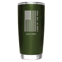 Kerusso Dual Wall Stainless Steel Land Of The Free Mug, 20 oz. - MUGS207 - Tumblers