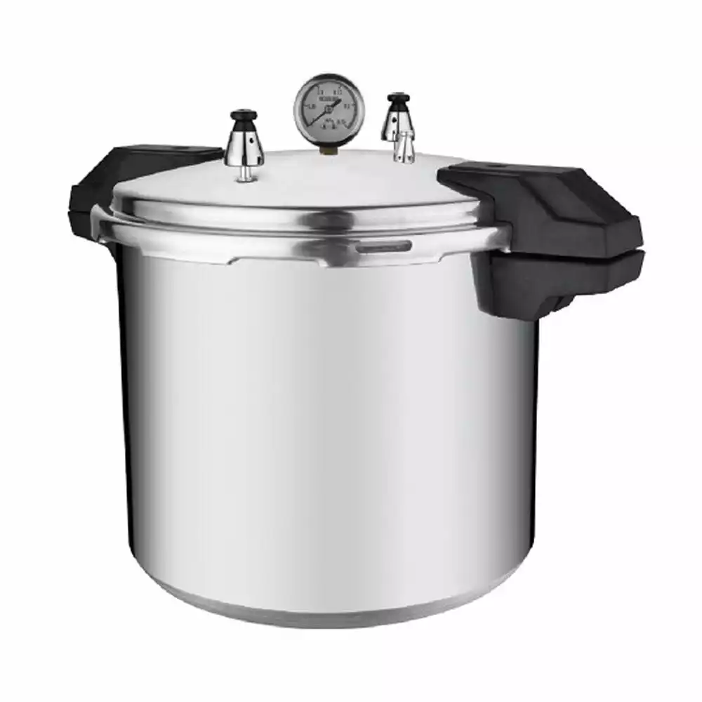 Various Brands Aluminum Pressure Cooker, 16 Quart - 2A-OC085 - Pressure Cookers 3 Various Brands Aluminum Pressure Cooker, 16 Quart - 2A-OC085 - Pressure Cookers