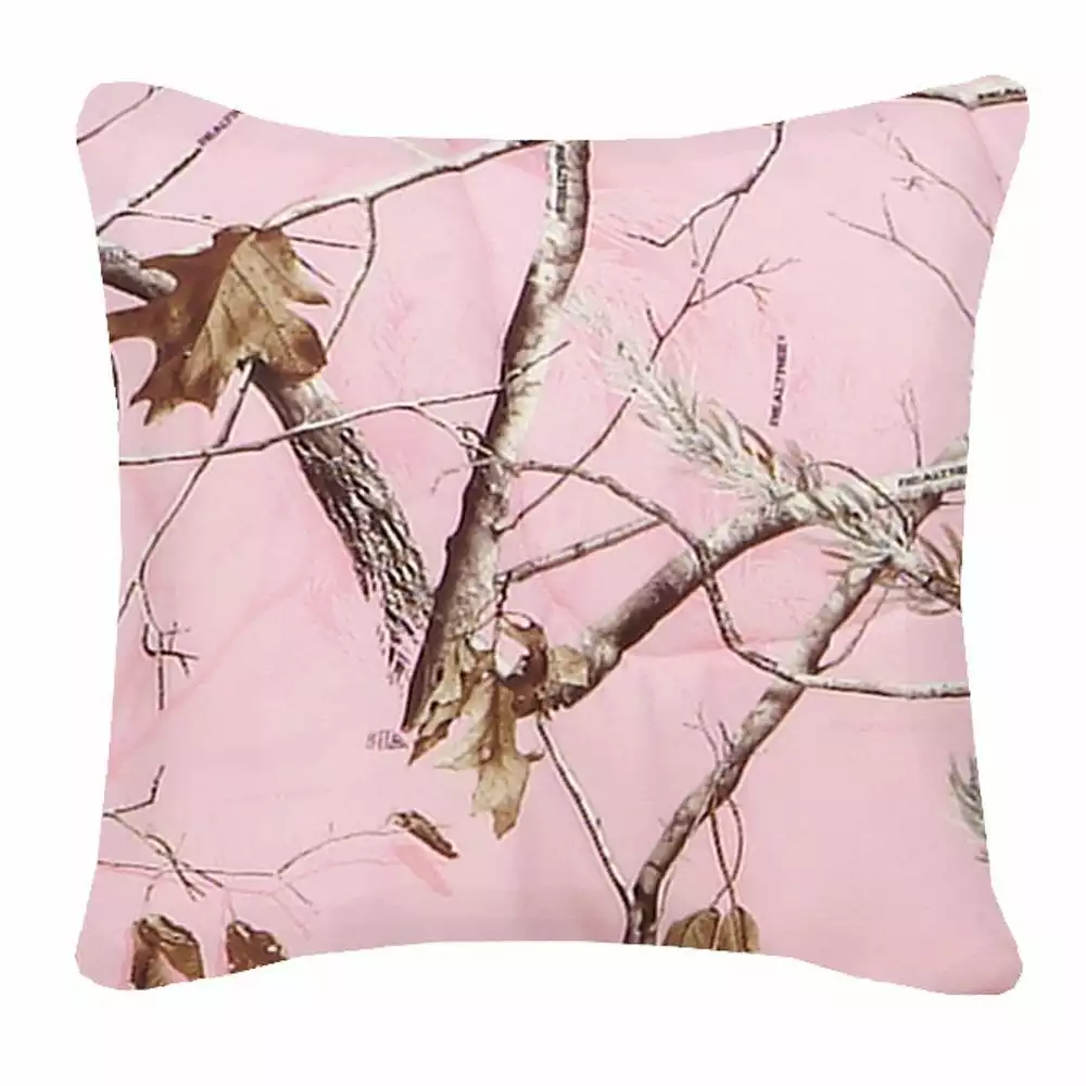 Kimlor Realtree AP Pink Square Pillow - Bedding 3 Kimlor Realtree AP Pink Square Pillow - Bedding