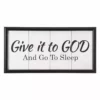 Glitzhome 26" Wooden Give it to God Wall Sign - JKC02139 - Wall Decor -Hearth & Home Store bfedcf34a8482a3d397a3599afe5ad9ca860c9d7 14712115