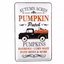 Glitzhome 23.62 Inch Enameled Metal Truck Wall Sign - 1210202913 - Wall Decor