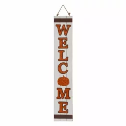 Various Brands Harvest/Welcome Porch Sign -Acorn - JKC01003RK - Porch Seasonal Decor
