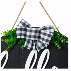 Glitzhome 20" Black Hello Fall Greenery Hanger - JKC02306 - Porch Seasonal Decor 10 Glitzhome 20" Black Hello Fall Greenery Hanger - JKC02306 - Porch Seasonal Decor -Hearth & Home Store c3a79782ab125f2a5cf0284ac4d44706a498fe5a 14730038 2