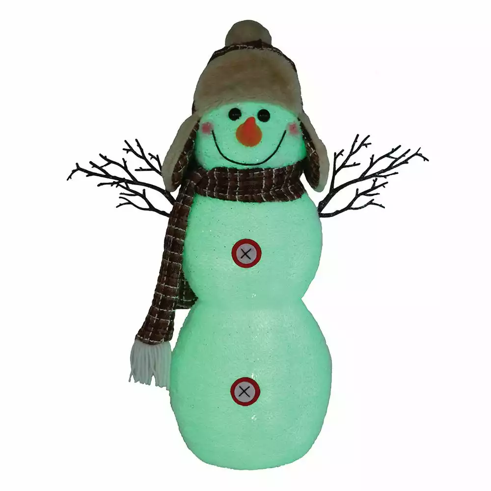 Various Brands 24" Battery Operated Lighted Snowman, Assorted - JS19-101523A7 - Christmas Decor 3 Various Brands 24" Battery Operated Lighted Snowman, Assorted - JS19-101523A7 - Christmas Decor